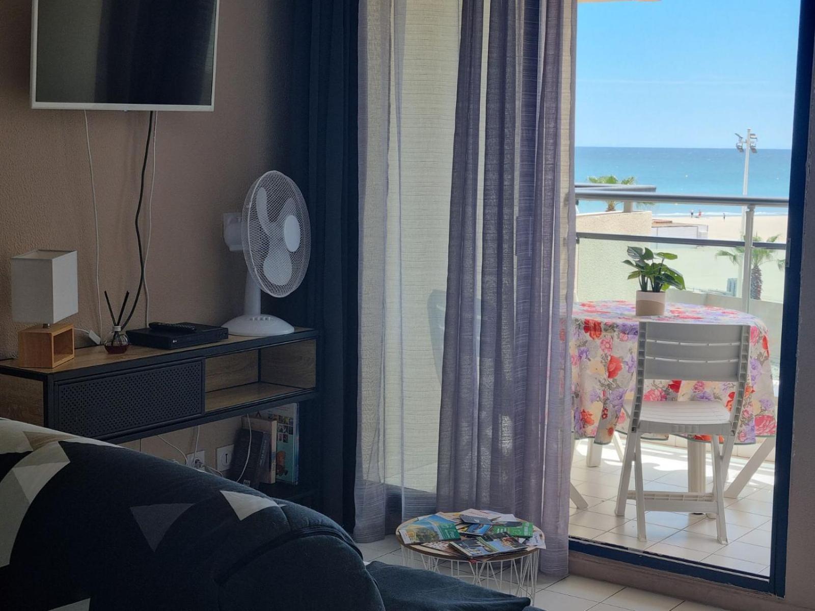 Studio Cosy Climatise Vue Mer Canet Plage 3Etoiles Exterior foto